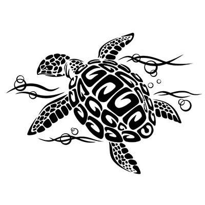 Turtle Design Water Transfer Temporary Tattoo(fake Tattoo) Stickers NO ...